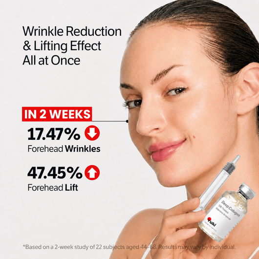 Wrinkle reduction and lifting effect results